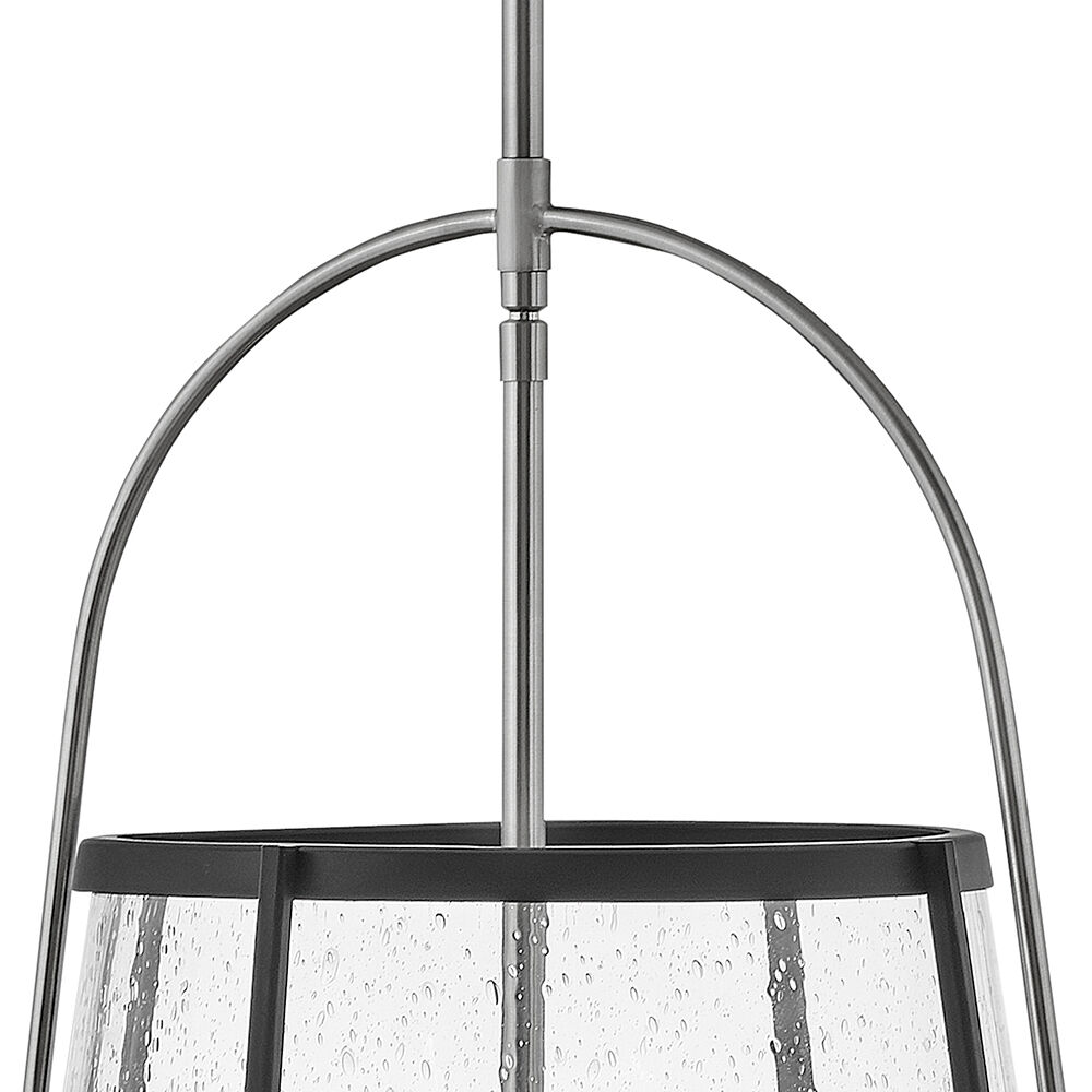 Tournon 3 Light 15 inch Brushed Nickel with Black Indoor Pendant Ceiling Light