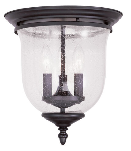 Legacy 3 Light 12 inch Bronze Flush Mount Ceiling Light