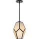 Latham 1 Light 9 inch Matte Black Pendant Ceiling Light