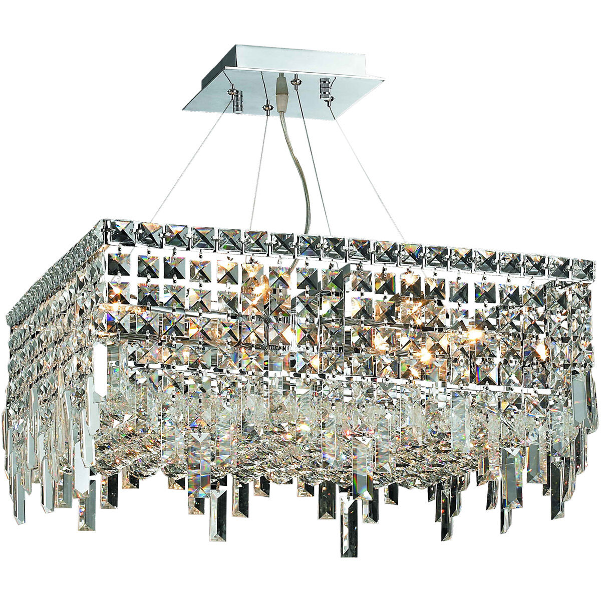 Maxime 12 Light 20 inch Chrome Dining Chandelier Ceiling Light in Royal Cut