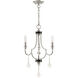 Glendale 3 Light 14 inch Brushed Nickel Mini Chandelier Ceiling Light