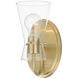 Ava 1 Light 5 inch Natural Aged Brass Bath Vanity Wall Light