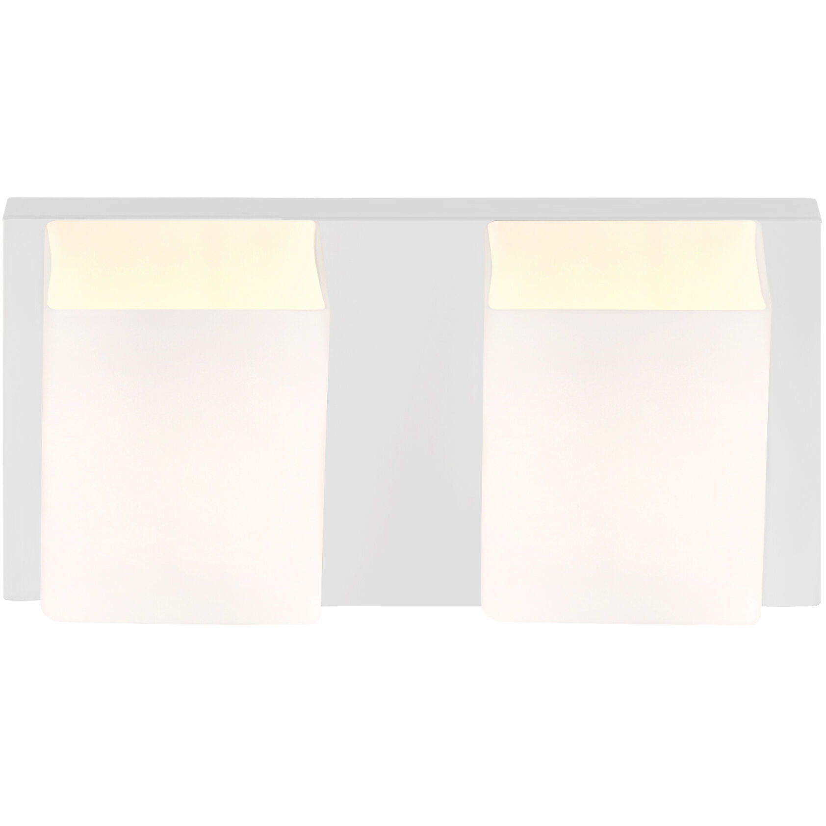 Satin Nickle 2 Light 12 inch Satin Nickel Vanity Light Wall Light