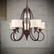 Aubrey 5 Light 24 inch Antique Bronze Chandelier Ceiling Light