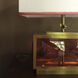 Celeste 21 inch 60 watt Polished Brass and Blush Table Lamp Portable Light