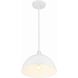 Soto 1 Light 12 inch White Mini Pendant Ceiling Light