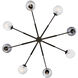 Oberon 8 Light 48 inch Black Oxide Chandelier Ceiling Light