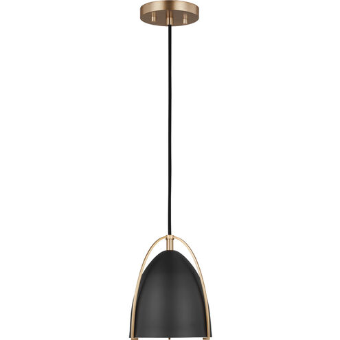 Sean Lavin Norman 1 Light 6.25 inch Satin Brass Pendant Ceiling Light