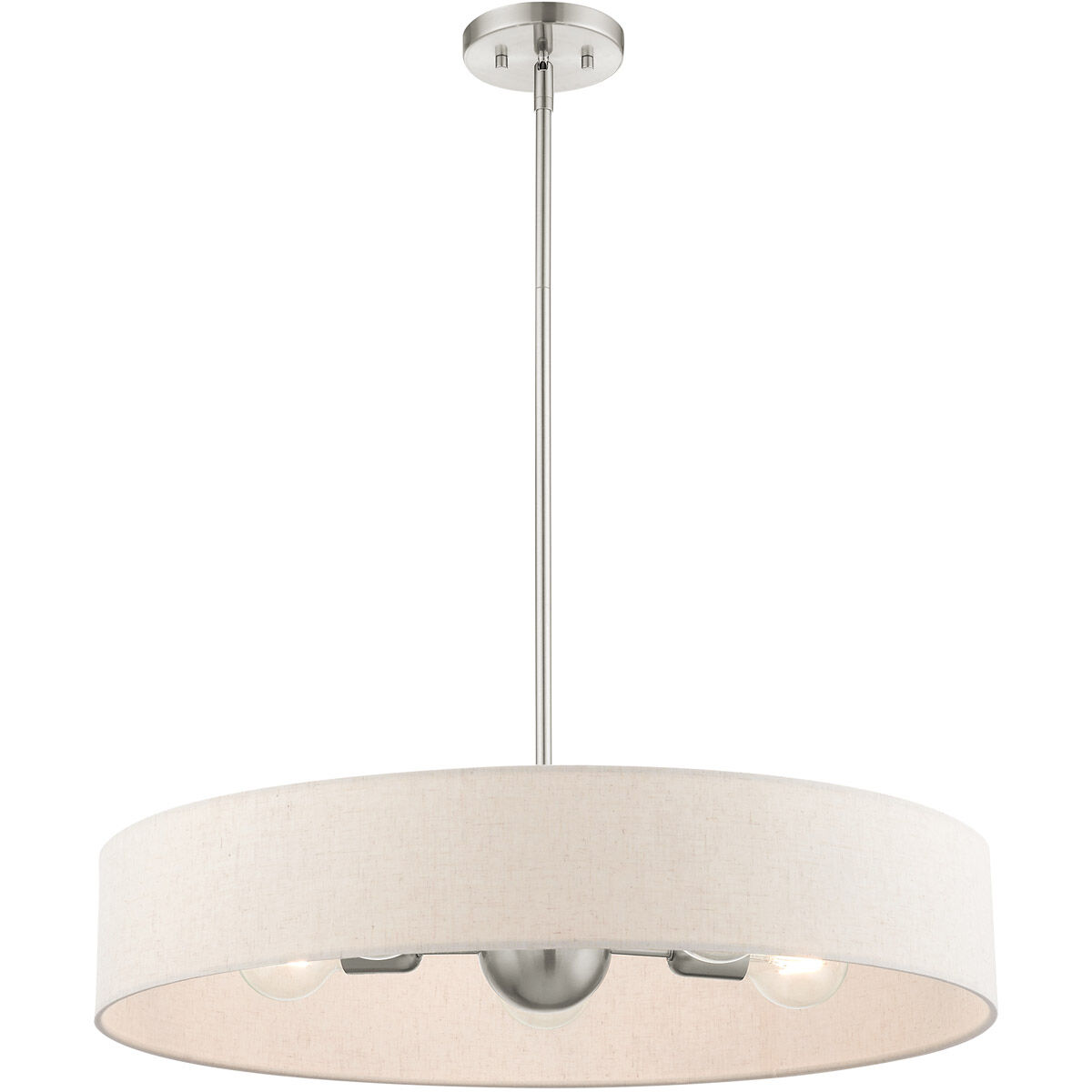 Venlo 5 Light 26 inch Brushed Nickel Pendant Ceiling Light