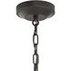 Lieon 3 Light 15.75 inch Antique Bronze Convertible Pendant Ceiling Light