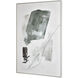 Denny White with Green and Silver Framed Wall Art