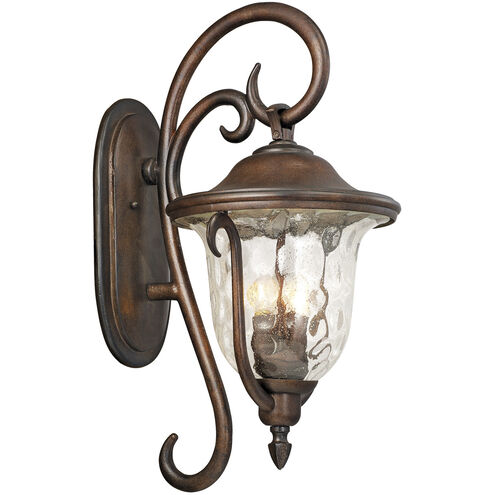 Santa Barbara Outdoor 3 Light 13.00 inch Wall Sconce