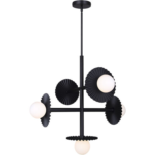 Payton 5 Light 27.5 inch Black Chandelier Ceiling Light