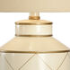 Chelsea House 29 inch 100.00 watt Gold Accents on Cream Table Lamp Portable Light