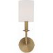 Bailey Sconce Wall Light in Aged Brass