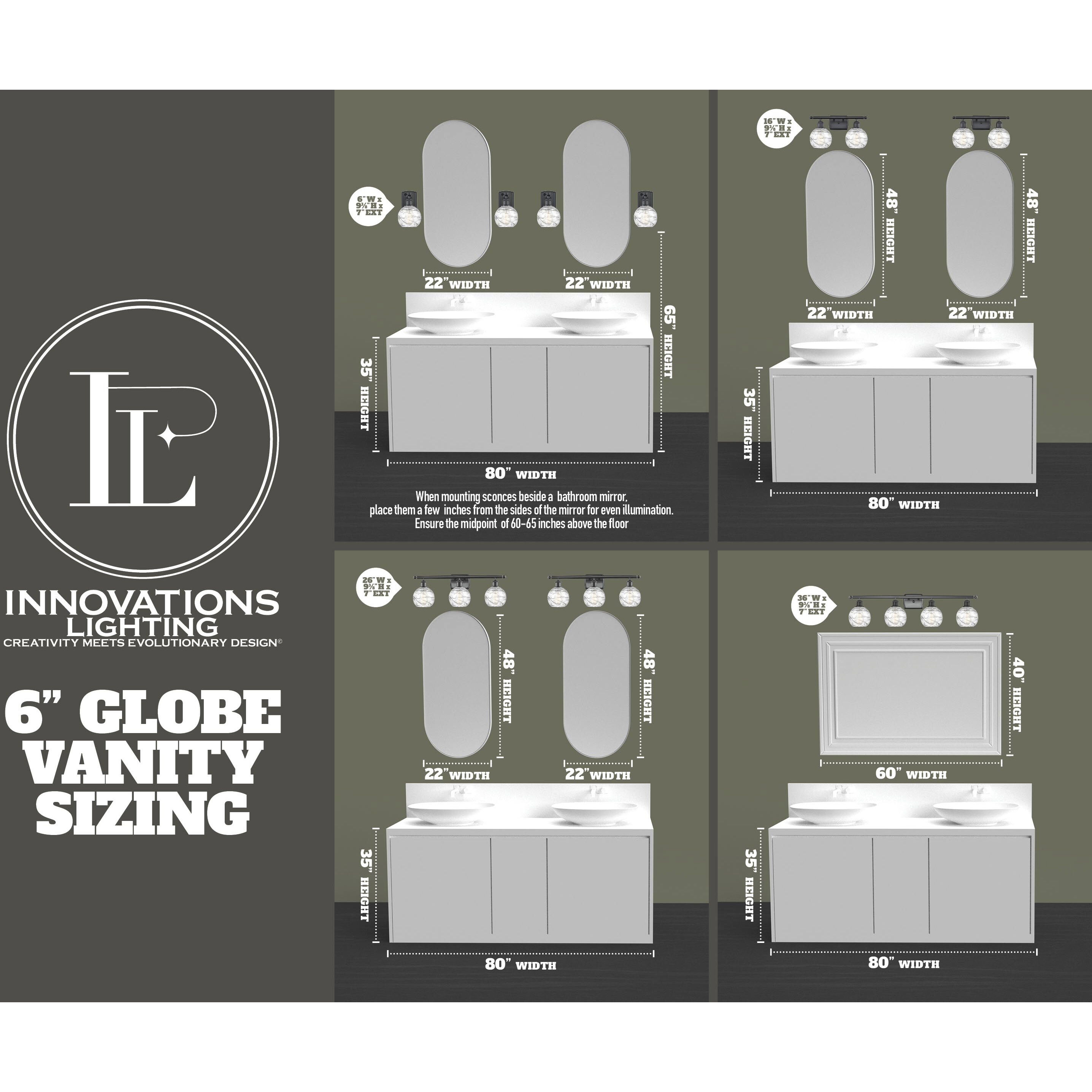 Bathroom vanity light height online