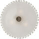 Mirage 3 Light 15 inch Vintage Gold Semi-Flush Mount Ceiling Light