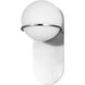 Sofia 1 Light 6 inch Polished Chrome Wallchiere Wall Light, Vertical