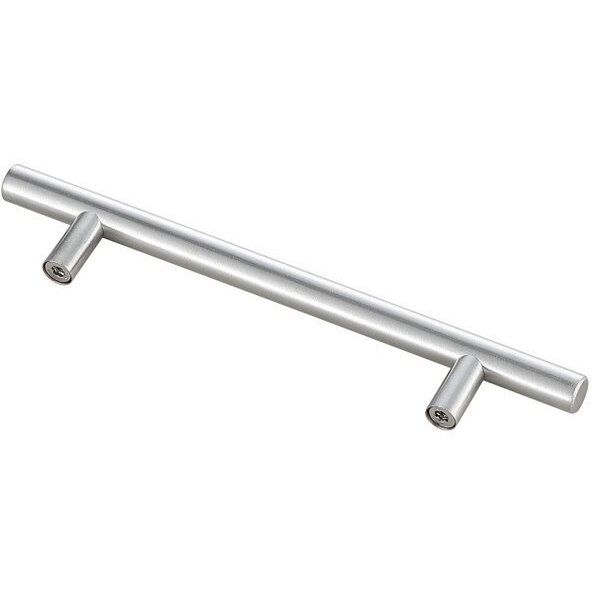 Quinn Brushed Nickel Hardware Drawer Pull in 5in Center to Center Bar, Set of 10