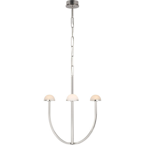 Kelly Wearstler Pedra LED 21.5 inch Polished Nickel Chandelier Ceiling Light, Medium