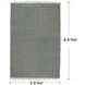 Jute 96 X 60 inch Multi Color Rug, Rectangle