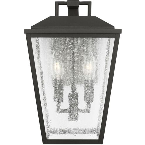 Drew & Jonathan Kennewick 2 Light 13.75 inch Textured Black Outdoor Wall Lantern, Medium