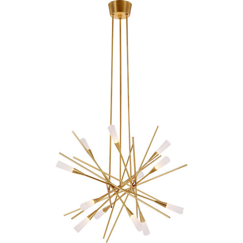 Chapman & Myers Stellar LED 27.25 inch Gild Chandelier Ceiling Light, Medium