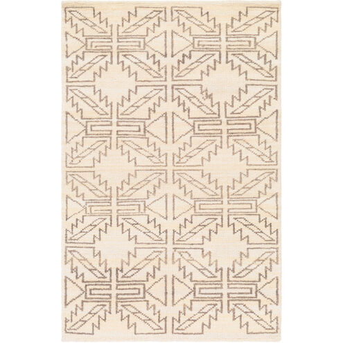 Pueblo 66 X 42 inch Brown and Green Area Rug, Wool