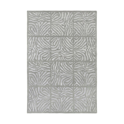 Modern Classics 156 X 108 inch Medium Gray/Light Gray Rugs, Wool