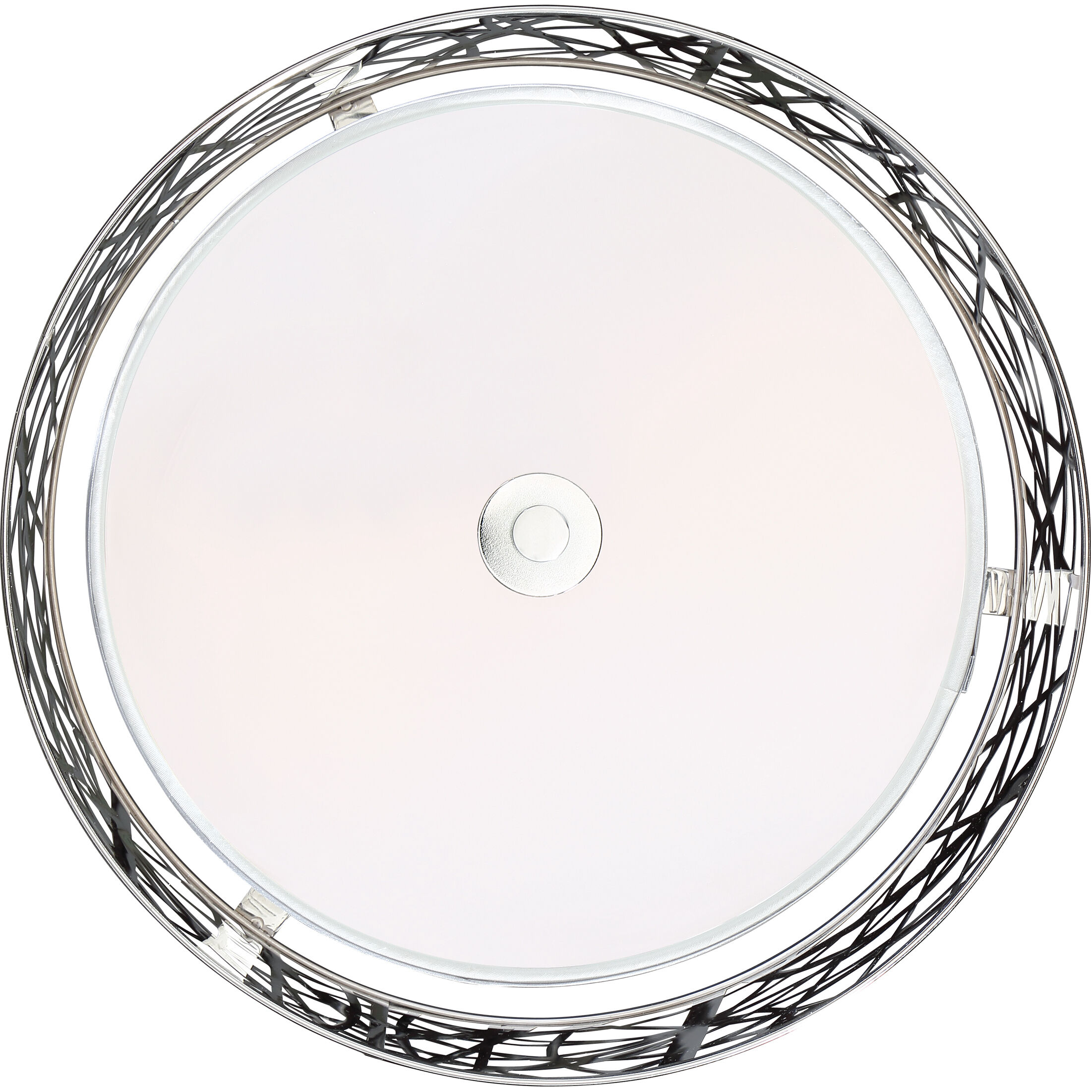 Abode 2 Light 12 inch Polished Chrome Semi-Flush Mount Ceiling Light