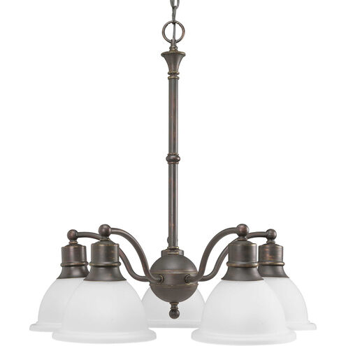 Madison 5 Light 24.63 inch Antique Bronze Chandelier Ceiling Light