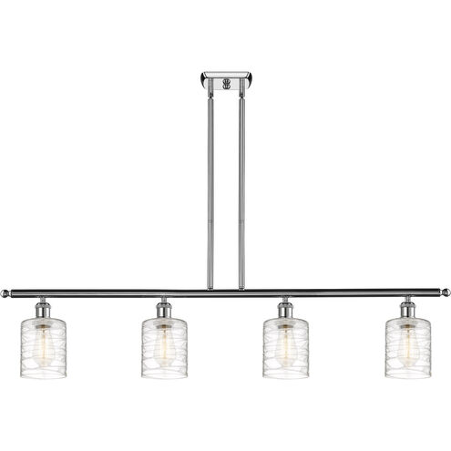 Ballston Cobbleskill 4 Light 48 inch Polished Chrome Island Light Ceiling Light