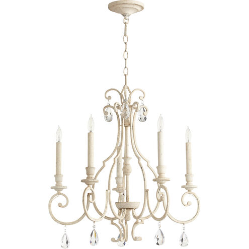 Ansley 5 Light 24 inch Persian White Chandelier Ceiling Light