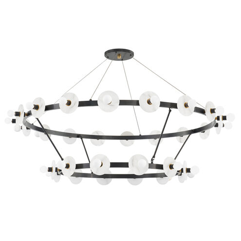 Austen LED 58 inch Aged Old Bronze Chandelier Ceiling Light