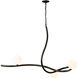 Slide 3 Light 45.2 inch Black Pendant Ceiling Light