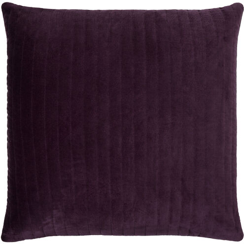 Digby 22 X 22 inch Dark Purple Accent Pillow