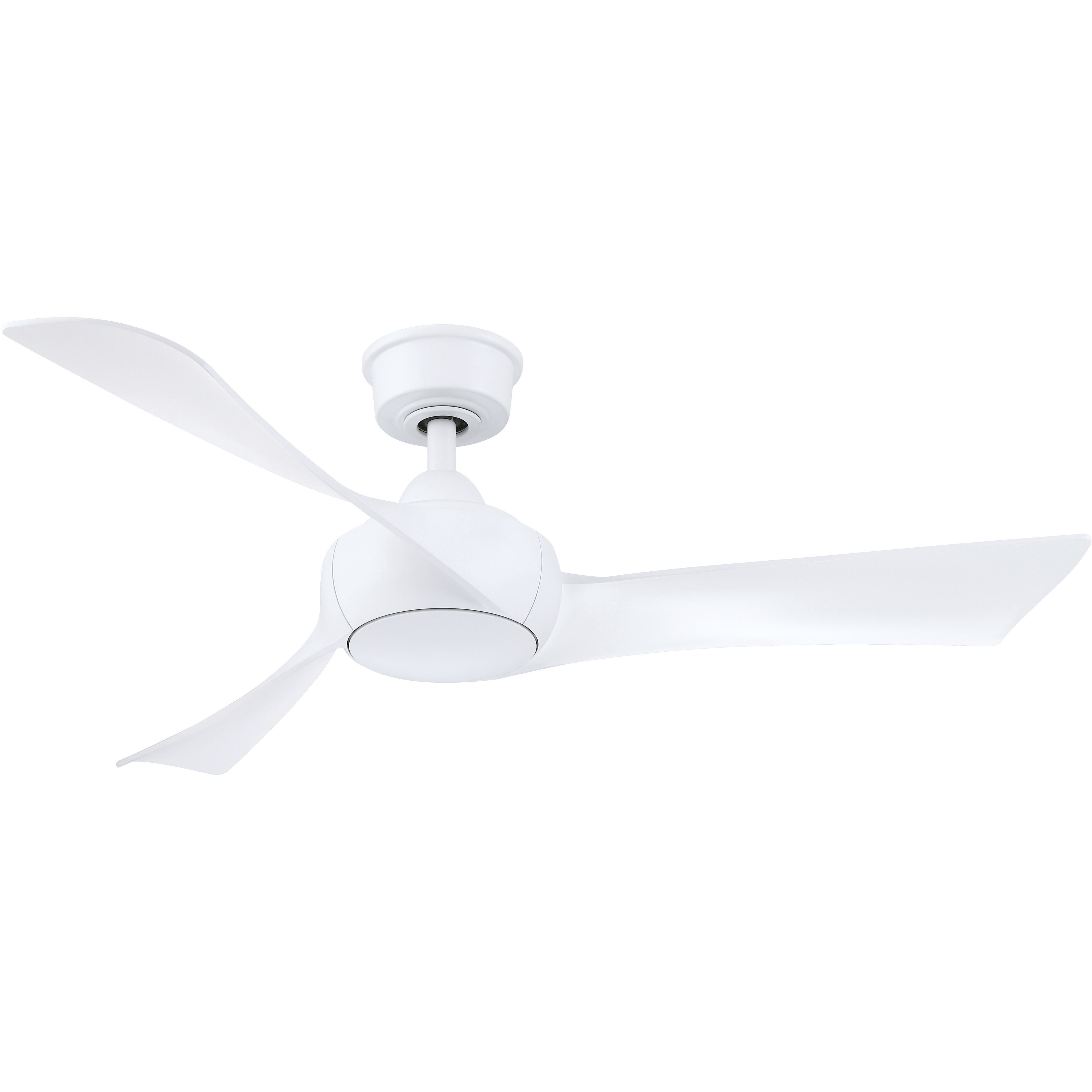 Wrap Custom 8.88 inch Matte White Fan Motor Only