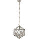 Chapman & Myers Zeno 4 Light 16 inch Burnished Silver Leaf Lantern Pendant Ceiling Light, Medium