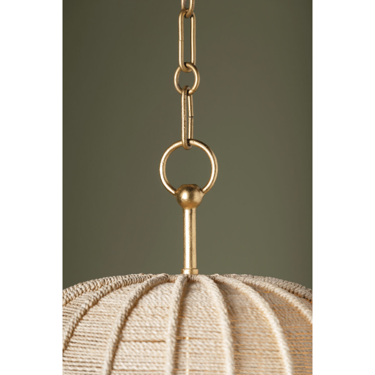 Lonnie 3 Light 15.25 inch Vintage Gold Leaf Pendant Ceiling Light