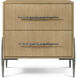 Essence 30 X 28 inch Blonde Nightstand, Wooden, 2-Drawer