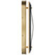 Tauri LED 5.25 inch Lacquered Brass Wall Sconce Wall Light