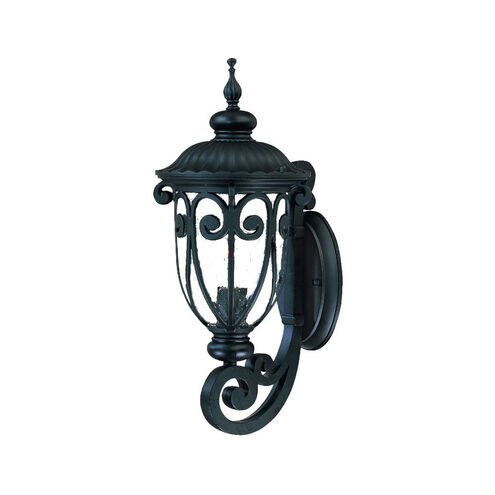 Naples 1 Light 18 inch Matte Black Exterior Wall Mount