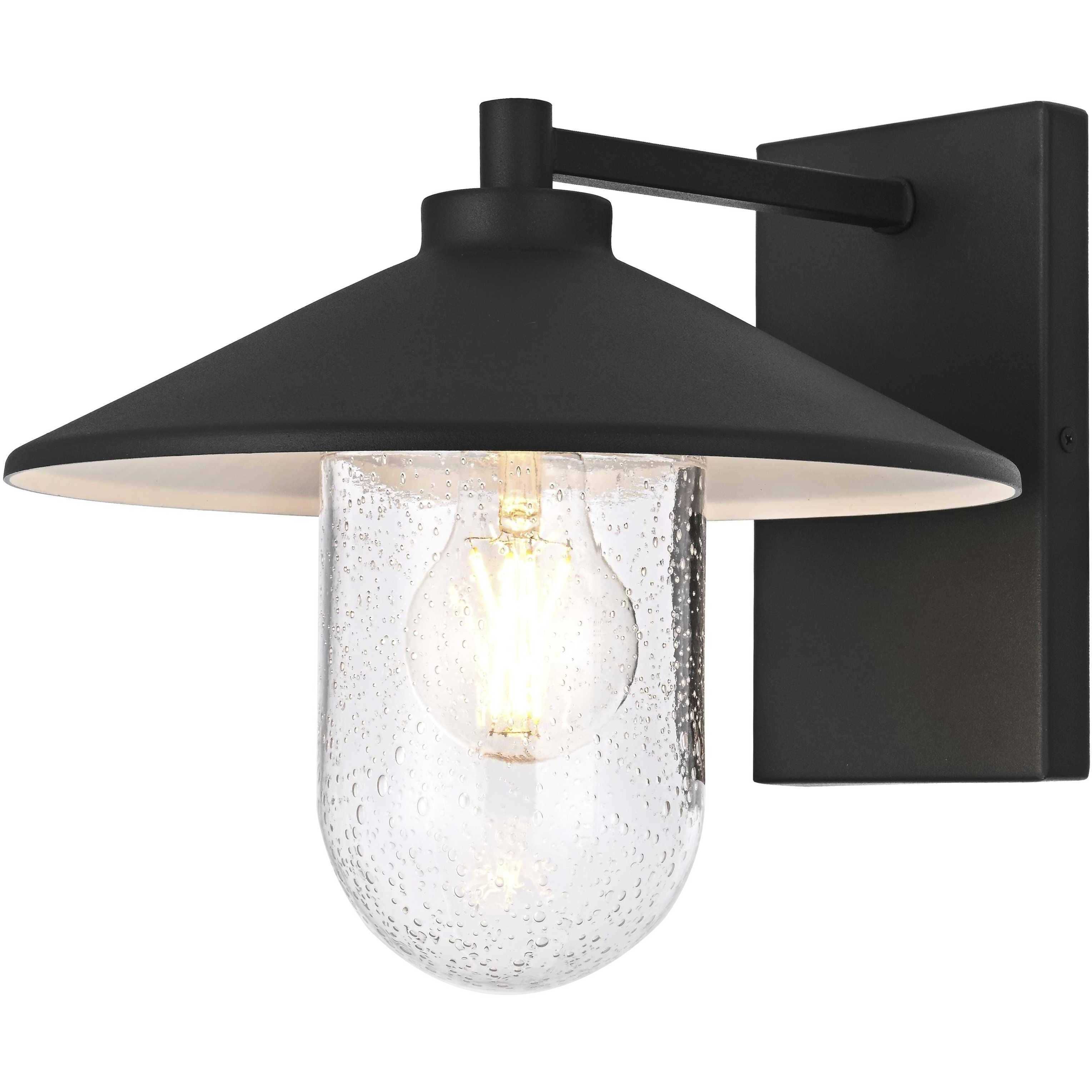 Scott 1 Light 10 inch Black Outdoor Wall Sconce