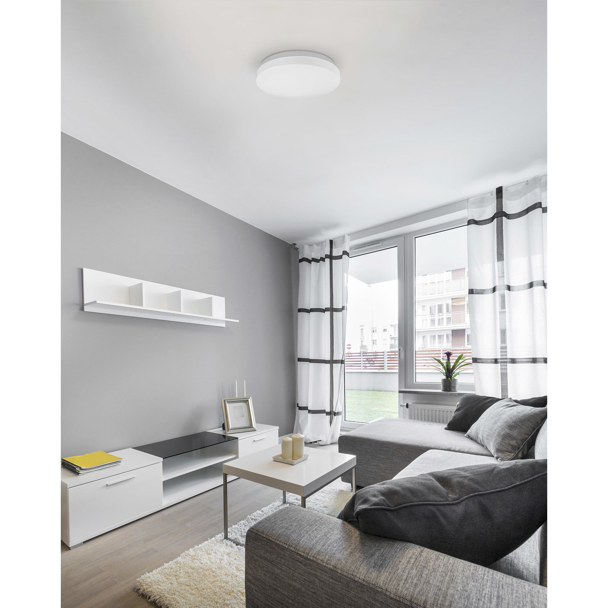 Collins LED 11 inch White Flush Mount Ceiling Light