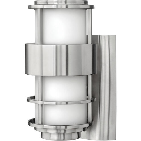 Saturn Outdoor Wall Mount Lantern in Stainless Steel, Small