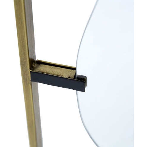 Poppy 60 X 28 inch Black and Gold Wall Mirror