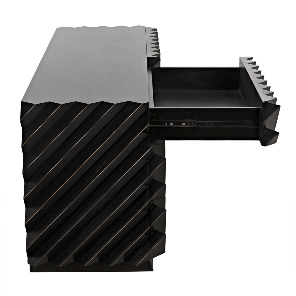 Hikaru Hand Rubbed Black Dresser