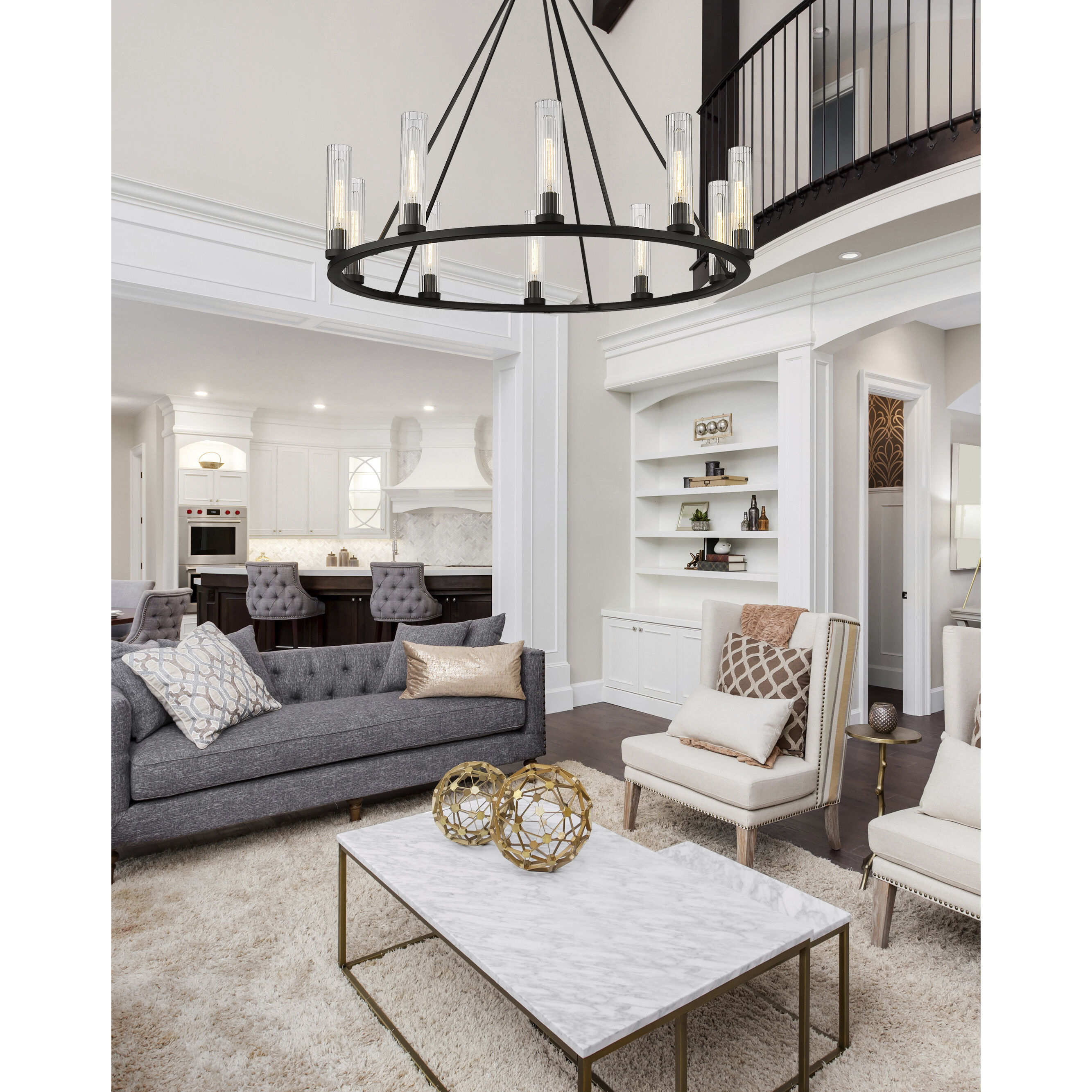 Beau 10 Light 46 inch Bronze Chandelier Ceiling Light Beau 10 Light 46 inch Bronze Chandelier Ceiling Light