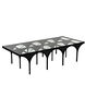 Akashi 68 X 30 inch Matte Black Coffee Table