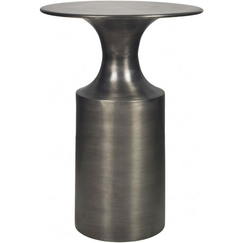 Rassa 21 X 14.5 inch Polished Zinc Accent Table